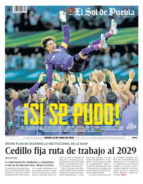 Cover of El Sol de Puebla