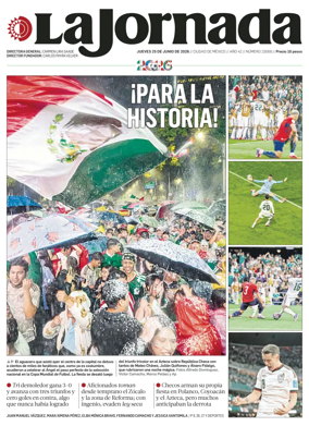 Cover of La Jornada