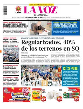 Cover of La Voz de la Frontera