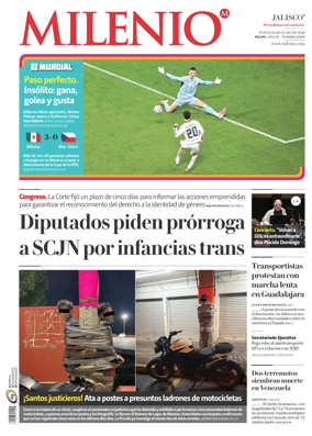 Cover of Milenio Jalisco