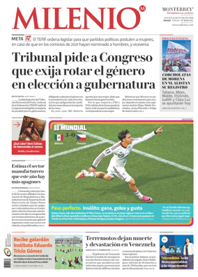 Cover of Milenio Monterrey