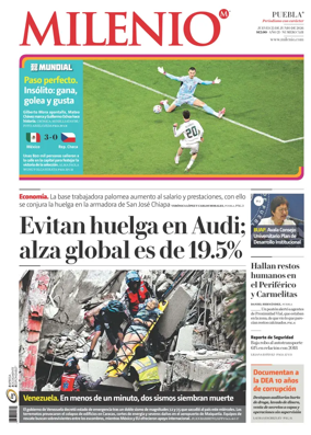 Cover of Milenio Puebla