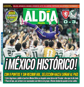 Cover of Periodico Al Dia (Celaya)