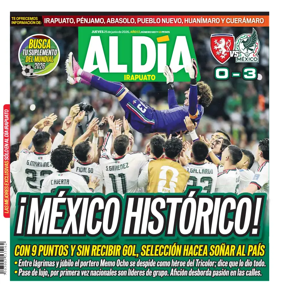 Cover of Periodico Al Dia (Irapuato)