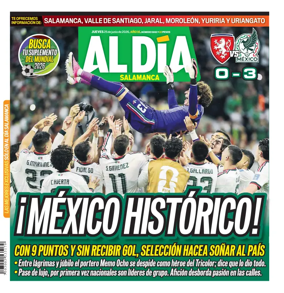 Cover of Periodico Al Dia (Salamanca)