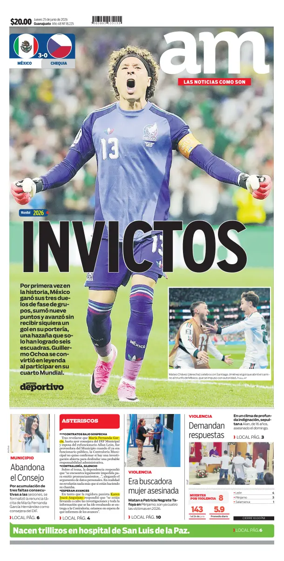 Cover of Periodico AM (Leon)