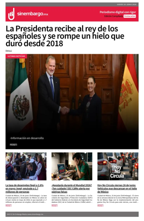 Cover of Sin Embargo destacadas