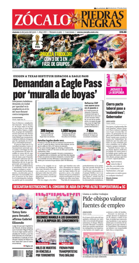 Cover of Zocalo Piedras Negras
