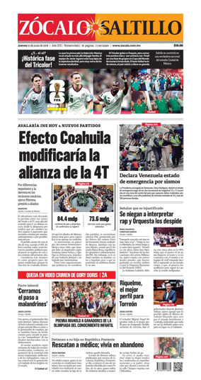 Cover of Zocalo Saltillo
