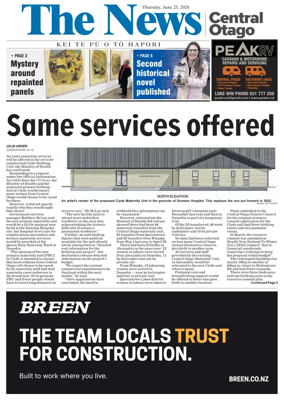 Cover of Central Otago News