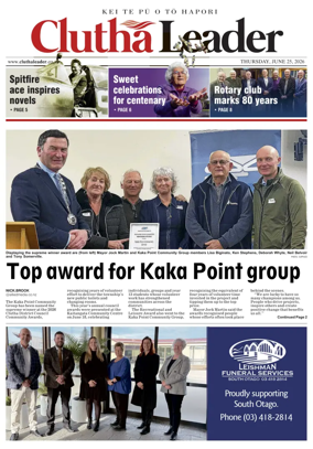 Cover of Clutha Leader