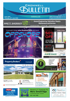 Cover of Cromwell Bulletin