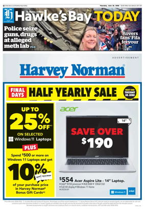 Cover of Hawke's Bay Today
