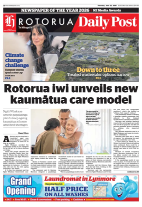 Cover of Rotorua Daily Post