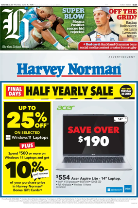 Cover of The New Zealand Herald