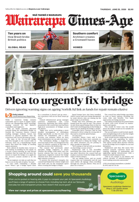 Cover of Wairarapa Times-Age (NZ)