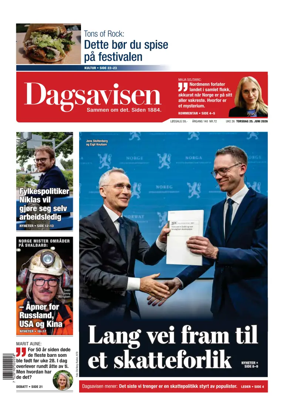 Cover of Dagsavisen