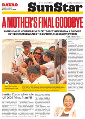Cover of Sun.Star Davao
