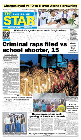 Cover of The Philippine Star