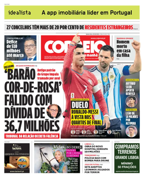 Cover of Correio da Manha