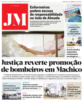 Cover of Jornal Madeira