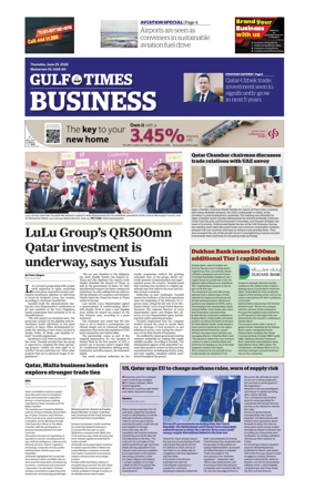 Cover of Gulf Times Business