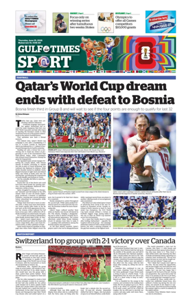 Cover of Gulf Times Sport