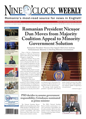 Cover of Nine o clock Weekly (Romania)