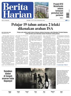 Cover of Berita Harian