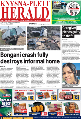 Cover of Knysna-Plett Herald