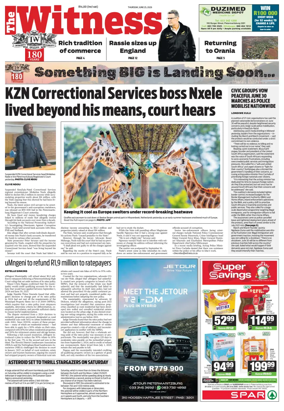 Cover of The Witness (South Africa)