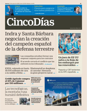 Cover of Cinco Dias