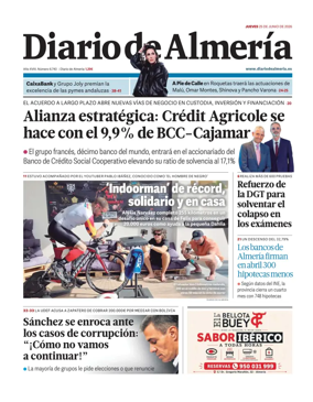 Cover of Diario de Almeria