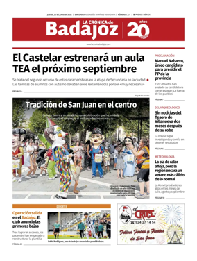 Cover of La Cronica de Badajoz BE