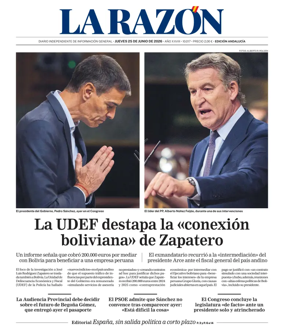 Cover of La Razon (Andalucia)