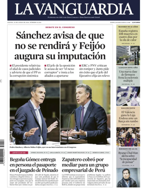 Cover of La Vanguardia (1st Edition)