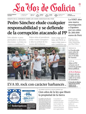 Cover of La Voz de Galicia (Barbanza)