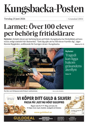 Cover of Kungsbacka-Posten