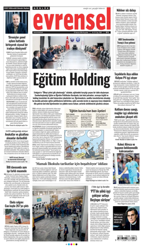 Cover of Evrensel Gazetesi