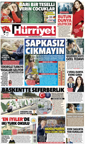 Cover of Hurriyet