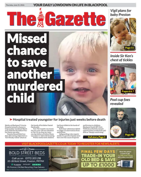 Cover of Blackpool Gazette