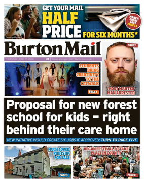 Cover of Burton Mail