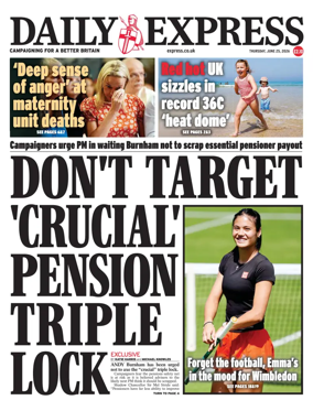 Cover of Daily Express