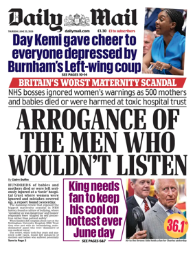 Cover of Daily Mail