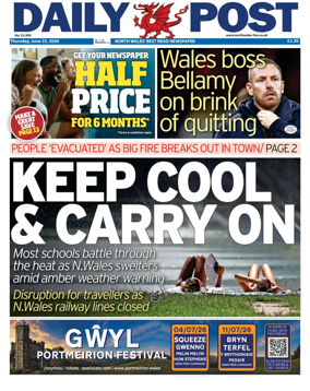 Cover of Daily Post (North Wales)