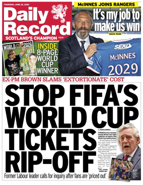 Cover of Daily Record