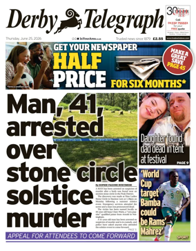 Cover of Derby Telegraph