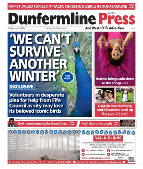 Cover of Dunfermline Press