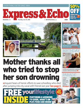 Cover of Express & Echo (City & East Devon Edition)
