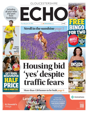 Cover of Gloucestershire Echo